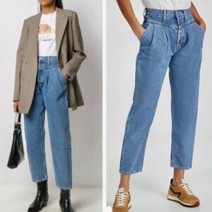 NWT RE/DONE 90s high rise loose jeans size 26 in color dusty worn Revolve